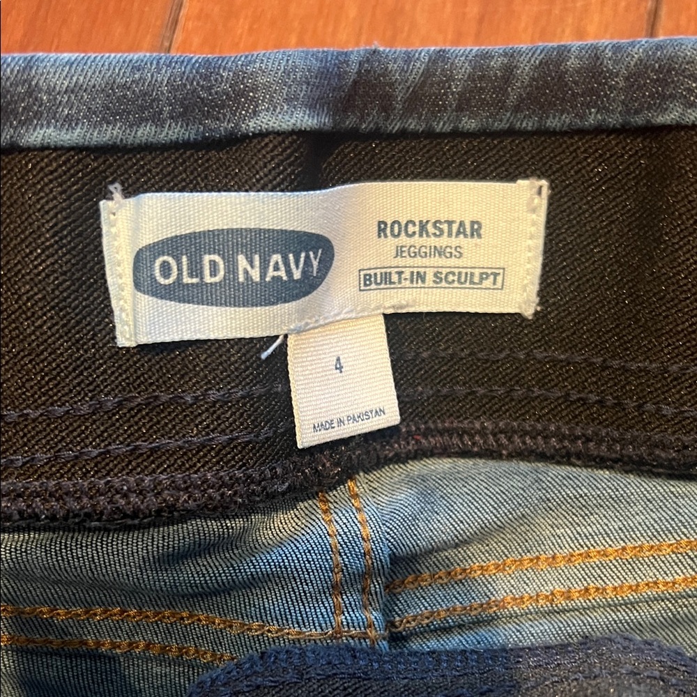 Old Navy Dark Blue Women’s Jeggings - Picture 2 of 7